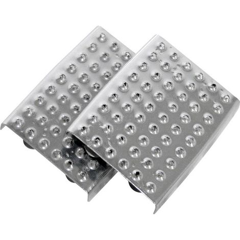 Pedana antiscivolo in acciaio inox per staffe Equi-Wing