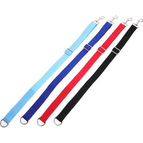 Sangle de Seau pour Cheval Réglable en Nylon, Corde de Fixation Solide pour Suspendre Seau D'eau, pour Usage Extérieur et Ferme, Lot de 4 Pièces (1/5)