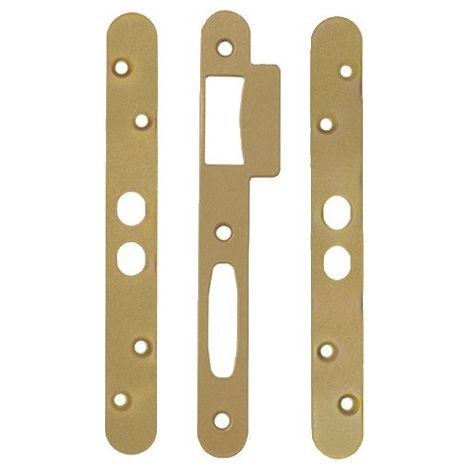 Jeu de gâche pour serrure à larder série 5700 plates bout rond VACHETTE 16634000