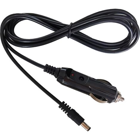 allume-cigare Câble d'alimentation universel 5,5 x 2,1mm vers l'allume-cigare du véhicule DC, câble d'alimentation de voiture pour les voitures, lecteurs DVD, routeurs et autres appareils 2m (1/2)