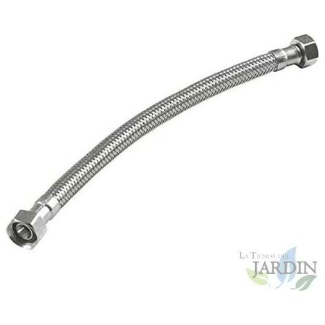 Latiguillo de Fontanería 50cm, 1/2" Hembra - 1/2" Hembra  Latiguillo Inoxidable  Latiguillo de Grifo Flexible (1/3)