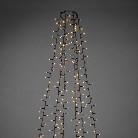 [NEUWERTIG] B-Ware Konstsmide Baummantel Baumumhang Micro Led Lichterkette Bernstein Außen 400cm