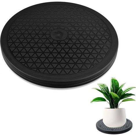 Plateau tournant de 30 cm, plateau rotatif manuel à 360° avec roulements à billes, adapté aux écrans, ustensiles de cuisine, objets d'artisanat et plantes en pot (1/5)