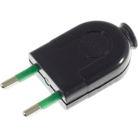 Fiche électrique plate noire Mâle EASY - 250Vac, 10A, IP20 Norme IMQ et démontable, trouvez la connectique électrique idéale