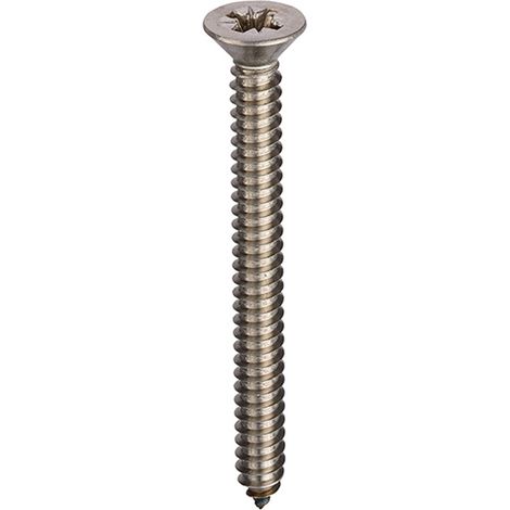Vis autotaraudeuse RS PRO, 4 x 9.5mm, en Acier inoxydable A2/304 ( Prix pour Boîte de 100 )