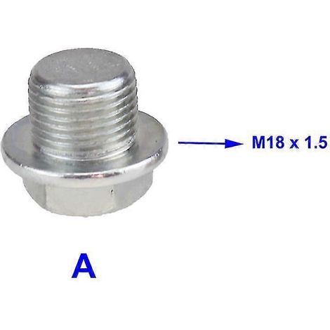 Kit de bouchon à souder pour sonde à oxygène, écrou et raccord en acier inoxydable M18x1,5-a (1/4)