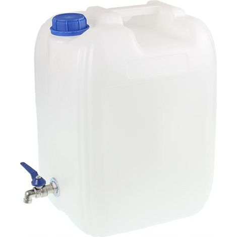 Contenedor, bidón, depósito de agua, 20L, con grifo, tanque, camping, camión (1/5)