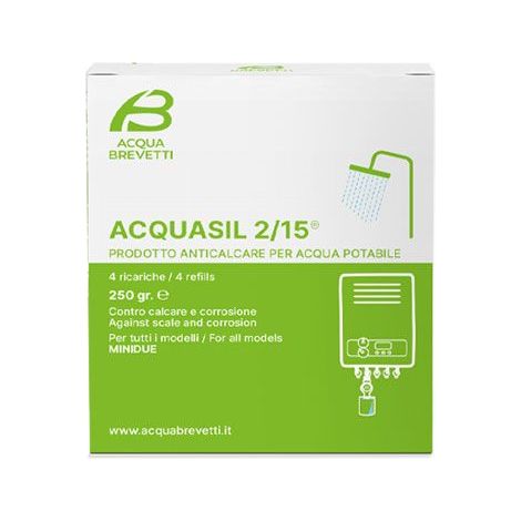 Anticorrosivo Antincrostante Acqua Brevetti AcquaSIL 2/15 4 Sacche Usa e Getta da 250GR - PC100