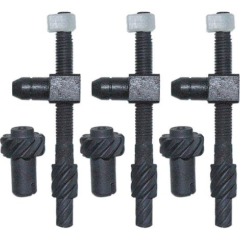 Kit de vis de tendeur de chaîne 3 pièces pour Husqvarna 455 Rancher, 455, 460 Tronçonneuse Remplace 575260403. (1/5)
