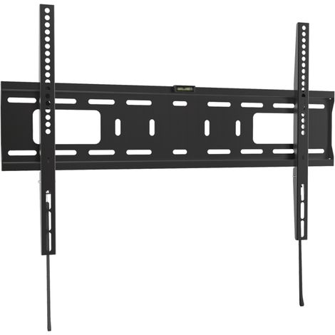 Support mural pour téléviseur Cabletech 37"-70" fixe, niveau à bulle robuste de 50 kg