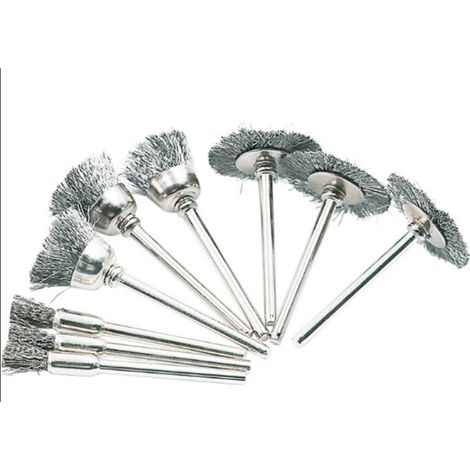 de Polissage pour Brosse Couronne Boisseau Pinceau Chaque Bout Plates Mini Outils Rotatifs DIY 60 pcs 20pcs Laiton (1/4)