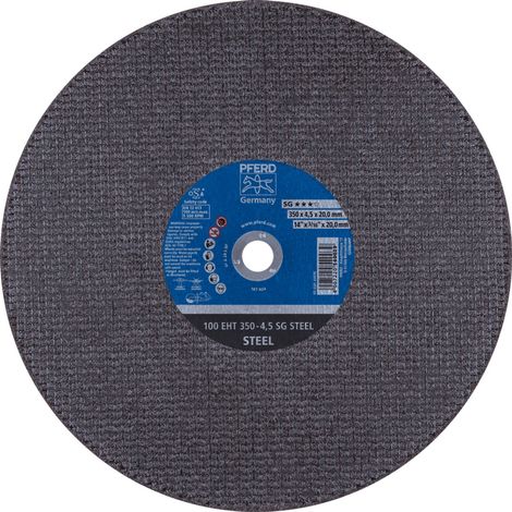 PFERD Trennscheibe Trennschleifer EHT 350x4,5x20mm SG STEEL für Stahl (100 m/s) (1/5)