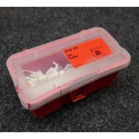 100 FIXFOR BLANC INOVAC 6MM LEGRAND 031555