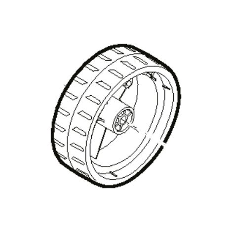 Vorderradstütze, hinterer Mäherakku Alpina - Stiga - GGP - 381005265/0