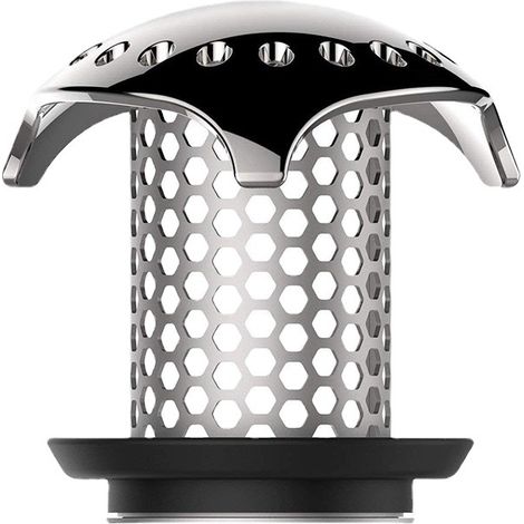 Filtro atrapapelos para bañera, atrapapelos de desagüe de acero inoxidable para bañeras de 3,5 cm a 4,5 cm (1/5)