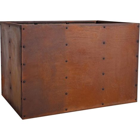 Hochbeet Pflanzbeet Edelrost 120x80x80 cm Pflanzkasten Blumenkasten Blumenbeet (1/5)