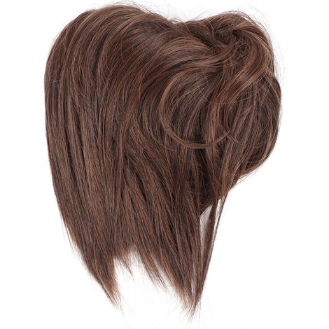 Chignon Flou Extensions en Fibre Haute Température Coque Désordonnée Chignon Tousled Updo Q17‑M4/30 (1/5)