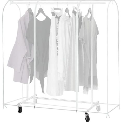 180 x 50 x 150 cm Transparente, staubdichte Schutzhülle für Kleiderständer: Dickere PEVA-Schutzhülle für Kleiderständer