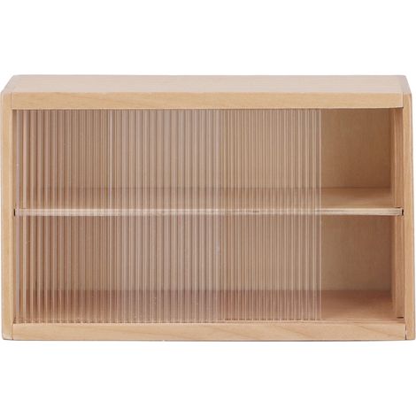 Armoire à gâteaux miniature 1:12 pour maison de poupée, meubles miniatures artisanaux en bois naturel, accessoires déco délicats et finement travaillés. (1/5)