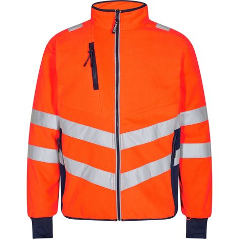ENGEL Warnschutz Fleecejacke Safety 1192-236-10165 Gr. 6XL orange/marine (1/3)