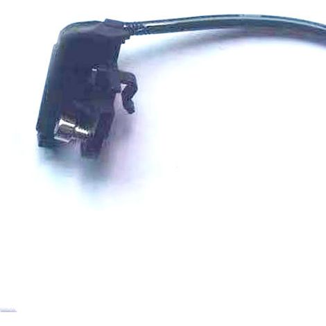 Compatible avec Peugeot 307 (ancien modèle), capteur de roue ABS arrière à enficher blanc court (réf. 9658420780) (1/3)