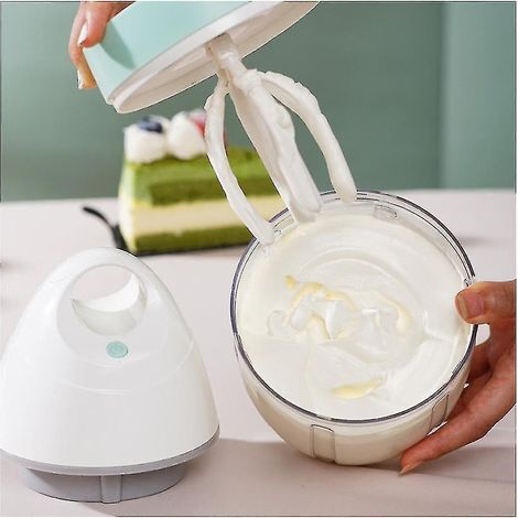 Batteur à œufs électrique rechargeable USB, automatique, pour la préparation de gâteaux et de crèmes. Kit d'outils de cuisine et de pâtisserie. (1/5)