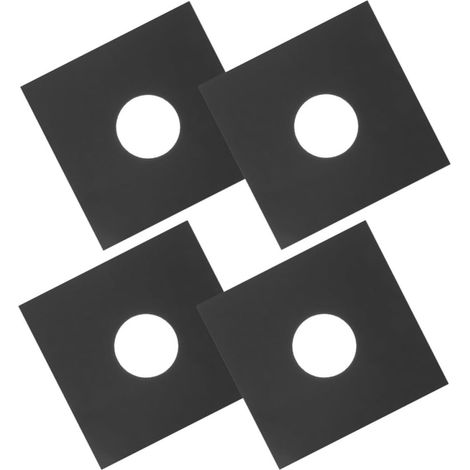 Pochettes de et Anti-déchirure pour Disques Vinyles Lot de 4 Noires en Papier Kraft Po Résistantes pour Protéger Vos Albums Vinyle (1/5)