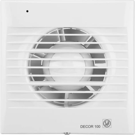 Aérateur extra-plat 95 m3/h, clapet anti-retour 120V 60HZ S&P (UNELVENT) 408710 (1/4)