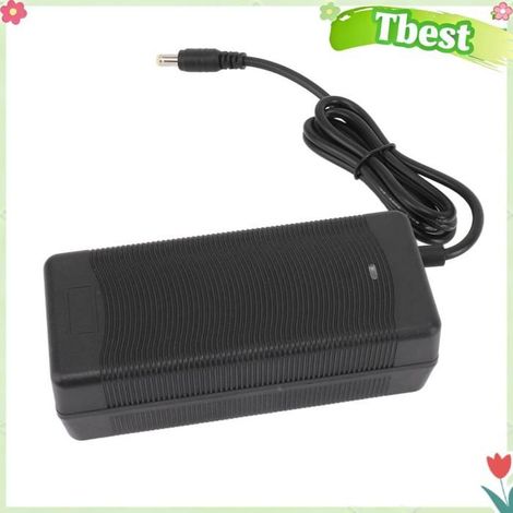 Tbest Chargeur de scooter électrique Chargeur de batterie de Scooter électrique 54.6V 2A, DC2.1, sport batterie Prise UE (1/5)