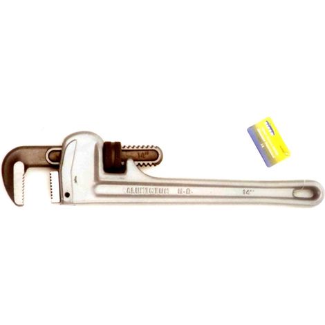 Clé à taraud professionnelle Stillson en aluminium SIFER 1210-5162