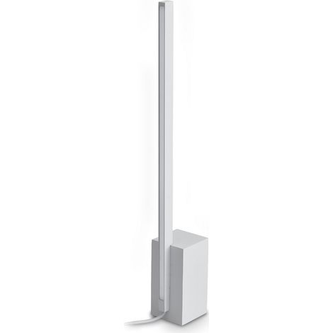 Ideal Lux ESSENCE Lampe de table carrée à LED intégrée, blanche, 1400 lm, 3000 K, à intensité variable (1/2)