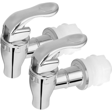 Paquete de 2 grifos dispensadores de bebidas, grifo de repuesto para dispensador de agua, apto para bebidas frías y calientes, café, jugo, grifo dispensador de agua (a (1/4)
