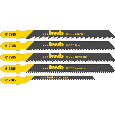 kwb 617285 Stichsägeblatt-Set für Holz 5 St. (1/3)