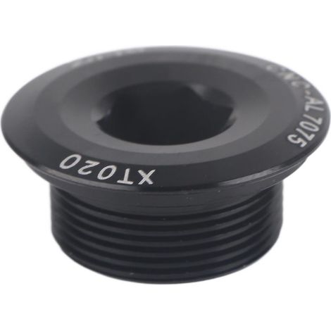Pédalier Boulon de Manivelle M20x10 pour Vélo Route Montagne - Vis de Pédalier Noir - Capuchon de Support pour Axe de Boîte de Pédalier (1/5)