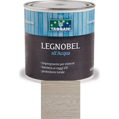LEGNOBEL 1 LT TASSANI IMPREGNANTE A SOLVENTE VERNICE PER LEGNO Bianco Decapè