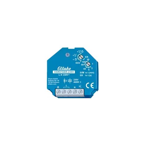 Stromstoß-Schalter Unterputz Eltako ESR61SSR-230V 1 Schließer 230 V 2 A 400 W 1 St. (1/2)