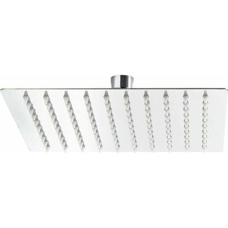 Pommeau De Douche - 30x30 Cm - Acero Inoxidable 304 - Articulación Pivotante - 144 Chorros De Silicona - Efecto Lluvia - 1 Unidad (1/5)