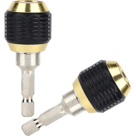 2 Stück 60-mm-Bohrfutter-Sechskantschraubendreher-Schlagschrauber-Adapter 1/4-Zoll-Sechskantschaft-Bohrer-Bit-Werkzeug (1/5)