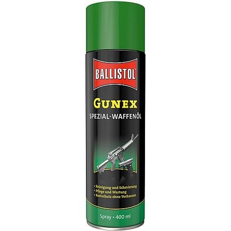 Huile d'arme spécial BALLISTOL Gunex bombe aérosol 400ml