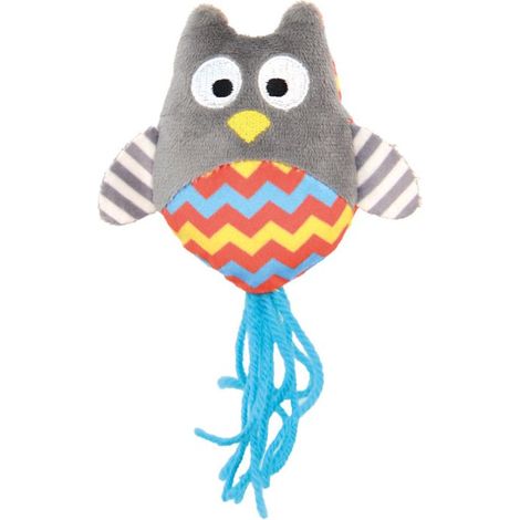 Arlecchini gioco per gatti gufo 15 cm