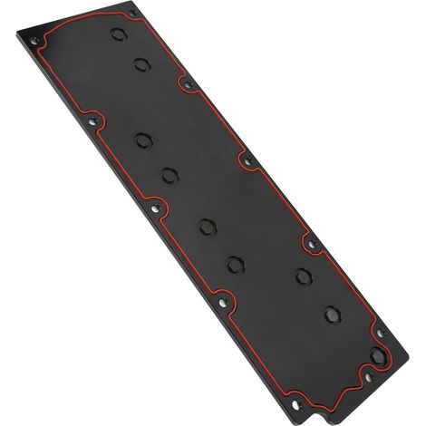 Plaque de protection de carter d'huile Valley Pan Cover Plate 551605 en métal et caoutchouc noir pour moteurs LS Gen IV 4.8L, 5.3L, 6.0L, 6.2L et 7.0L. (1/5)