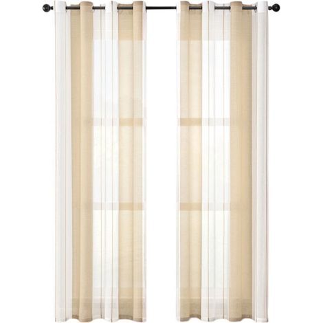 Rideaux Opaques pour Salon - 2 Pièces - Rideaux Thermiques Isolants avec Oeillets - Gris (1/5)
