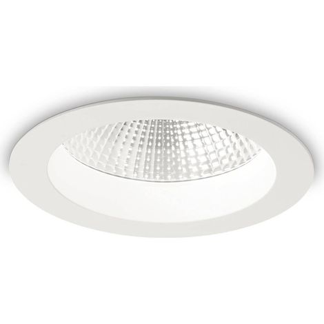 Ideal Lux Basic - Spot encastrable LED 1 lumière blanc IP44 (1/2)