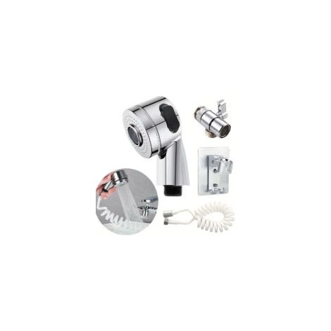 Prolunga per soffione doccia esterno, adattatore per rubinetto da bagno, rubinetto per lavabo, set soffione doccia esterno - Crezuo