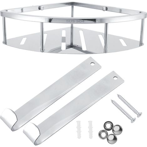 Etagere Salle De Bain - Etagere Murale En Acier Inoxydable 304 - Pour Savons Shampoings Et Accessoires De Salle De Bains - 1 Piece (1/5)
