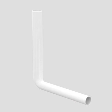Sanit 02.173.01..0000 Spülrohrbogen D 50/44mm L 39/35cm weiß 02173010000 (1/2)