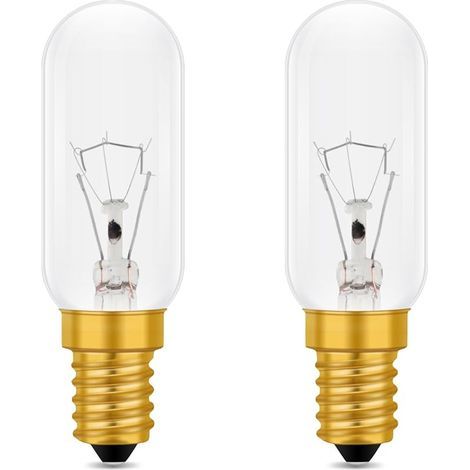 Ampoule pour Hotte Aspirante E14 40W Dimmable, 2700K Blanc Chaud, 350lm, AC 220-240V, T22 Ampoules, SES E14 Ampoule, pour Hotte Aspirante, Réfrigérateur, Lot de 2 (1/5)