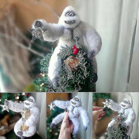 Décoration de sapin de Noël faite main, bonhomme de neige vintage, ornement de Noël Ty (1/5)
