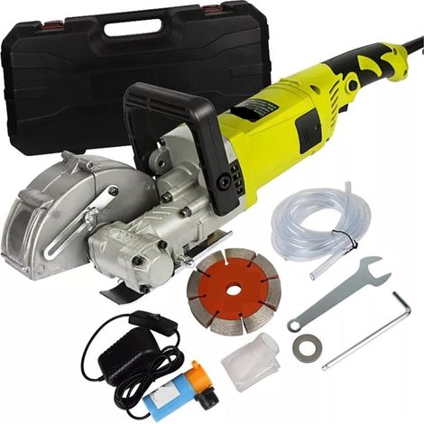 8300W électrique Mur Chaser rainure Machine à sous Brique Mur découpeuse Acier béton Cutter scie Circulaire Outil électrique(160mm 8300W) (1/5)