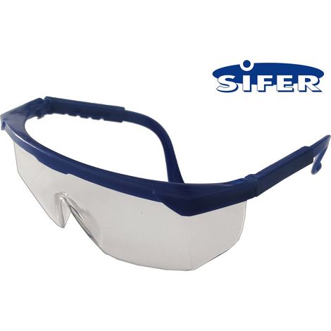 SIFER ERGONOMISCHE TRANSPARENTE POLYCARBONAT-SCHUTZBRILLE SHS2004